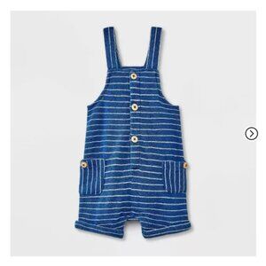 5/$20 NWT Cat & Jack Dungarees Denim Shorts, Size 3-6M